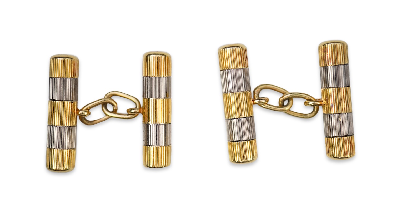 Tiffany & Co., a pair of gold cufflinks
